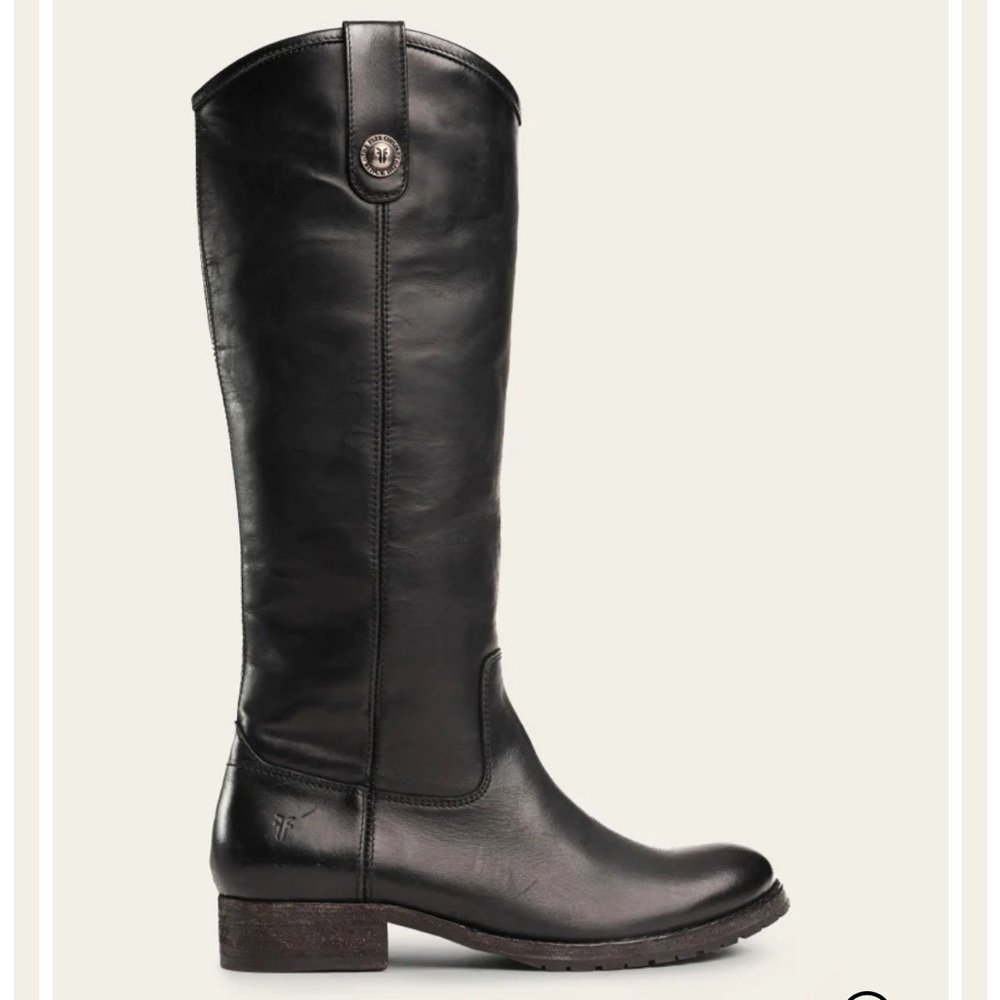 Frye Company Melissa Button Boot (Black, Size 8.5)